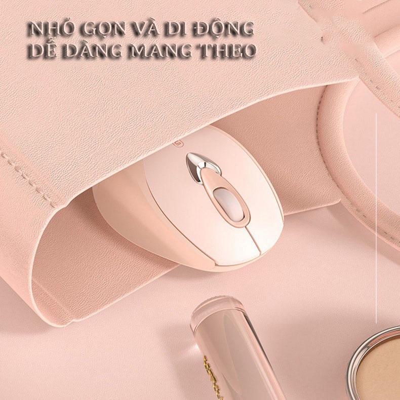 Chuột không dây pin sạc INPHIC M8 Chống ồn - Chuột Wireless 2.4G phiên bản mới 2022 sạc Type C - Hàng chính hãng