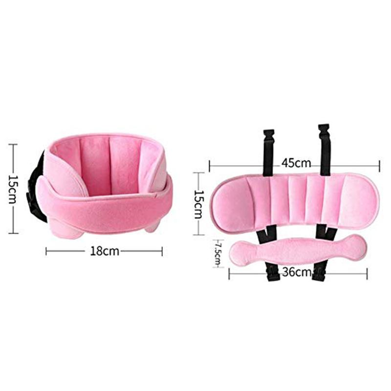 2020 Xe Kid Đầu Cố Định Dây Đầu Còn Lại Cổ Hỗ Trợ Đầu Cố Định Ngủ Băng