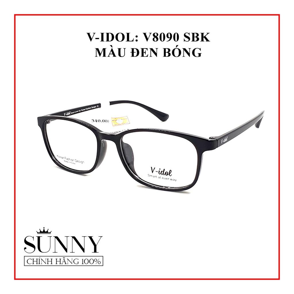 Gọng kính nam nữ Vidol chính hãng có kèm tem chống hàng giả của bộ công an - V8090