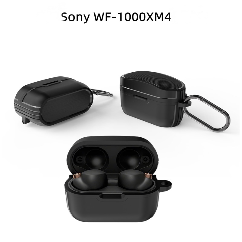 Case Ốp Siamese TPU Bảo Vệ Dành Cho Tai Nghe Sony WF-1000xm4 Cao Cấp_ Hàng chính hãng