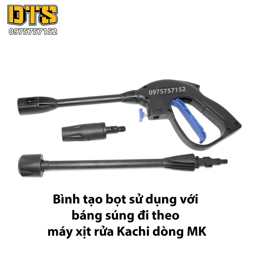 Bình tạo bọt tuyết cao cấp máy rửa xe Kachi model MK, lõi phun bằng đồng 100%, nhiều bọt, bọt mịn