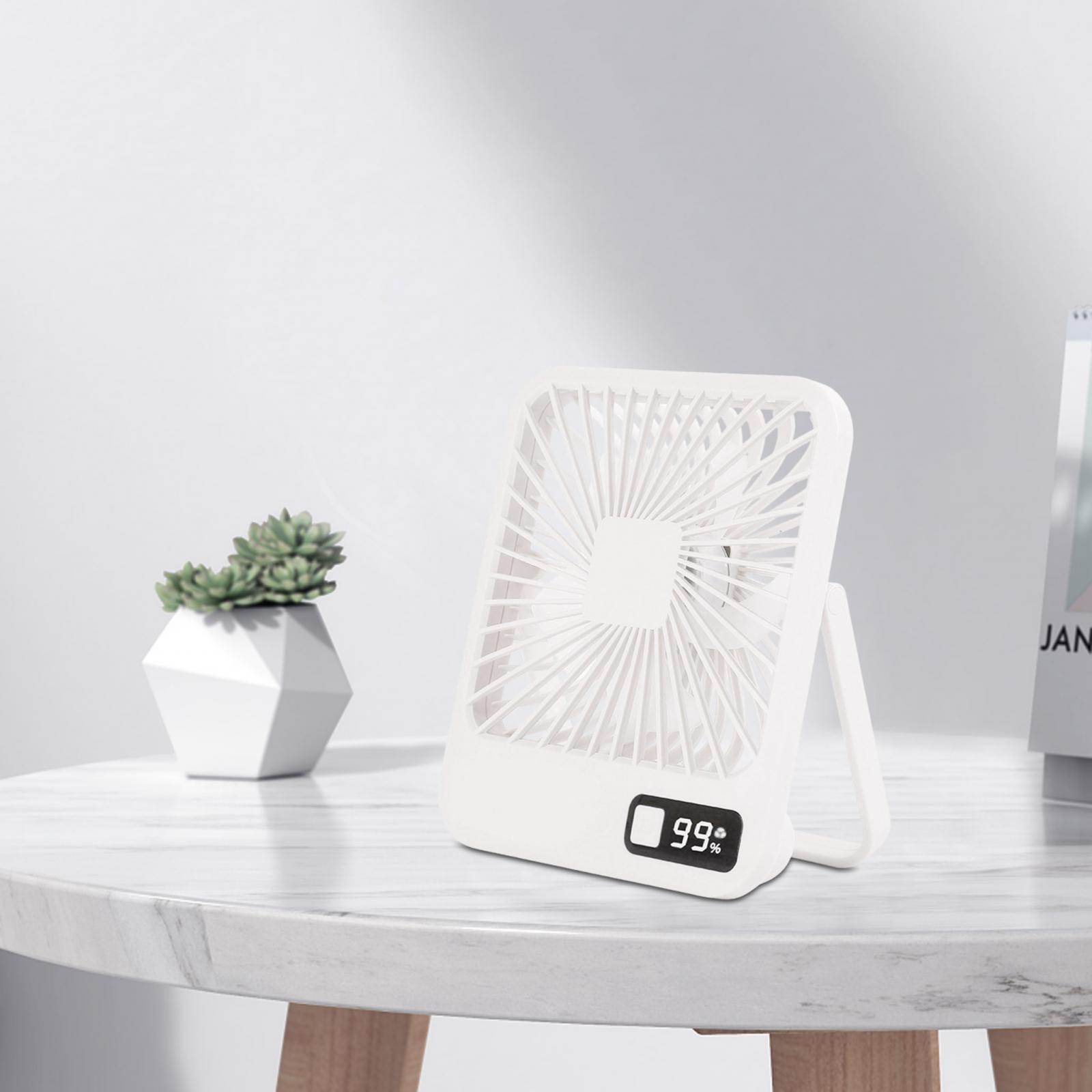 Portable Desk Fan, Summer Cooling Fans, Portable for Indoor Home Travel Desktop Office