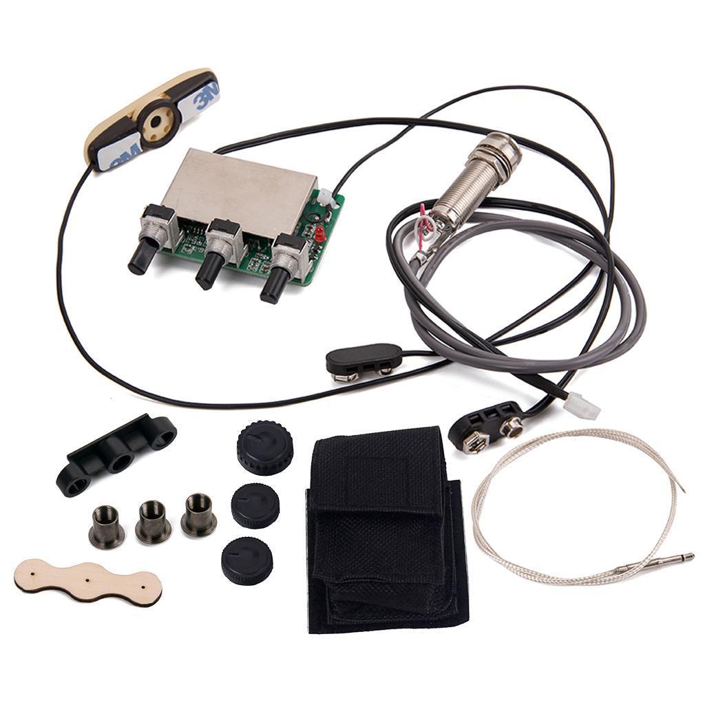Acoustic Guitar Pickups Active Piezo Pickup EQ Electronic Preamp System