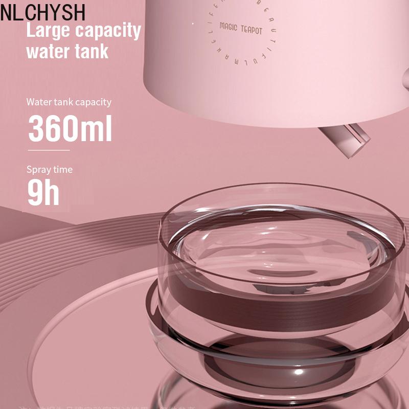 Di Động Pha Lê Aromatheraphy Máy Tạo Độ Ẩm Không Dây Tinh Máy Khuếch Tán Tinh Dầu LED Muối Himalaya Thoáng Mát Sương Máy Phun Sương Tạo Độ Ẩm