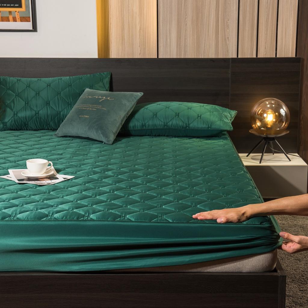 GA GỐI LỤA CHUN TRẦN CHỮ H COTTON KHÁNG KHUẨN MẪU DREAM CITY TẶNG KÈM 2 VỎ GỐI