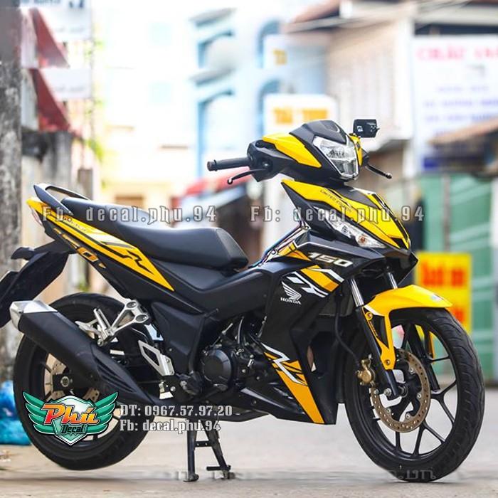 Tem rời Winner RS 150 vàng đen