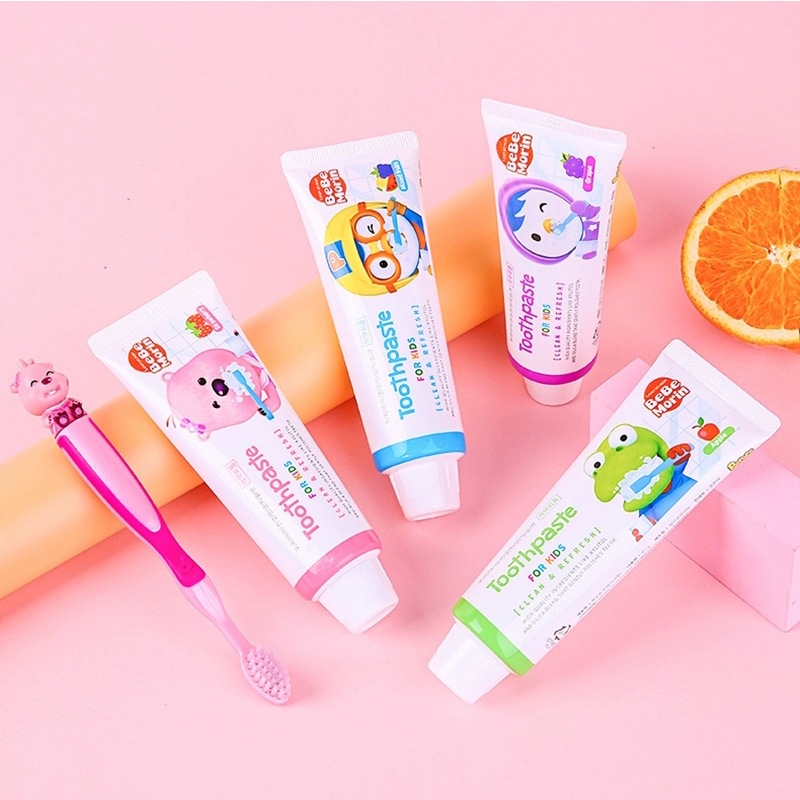 Kem đánh răng trẻ em Pororo Toothpaste For Kids Hàn Quốc 80g