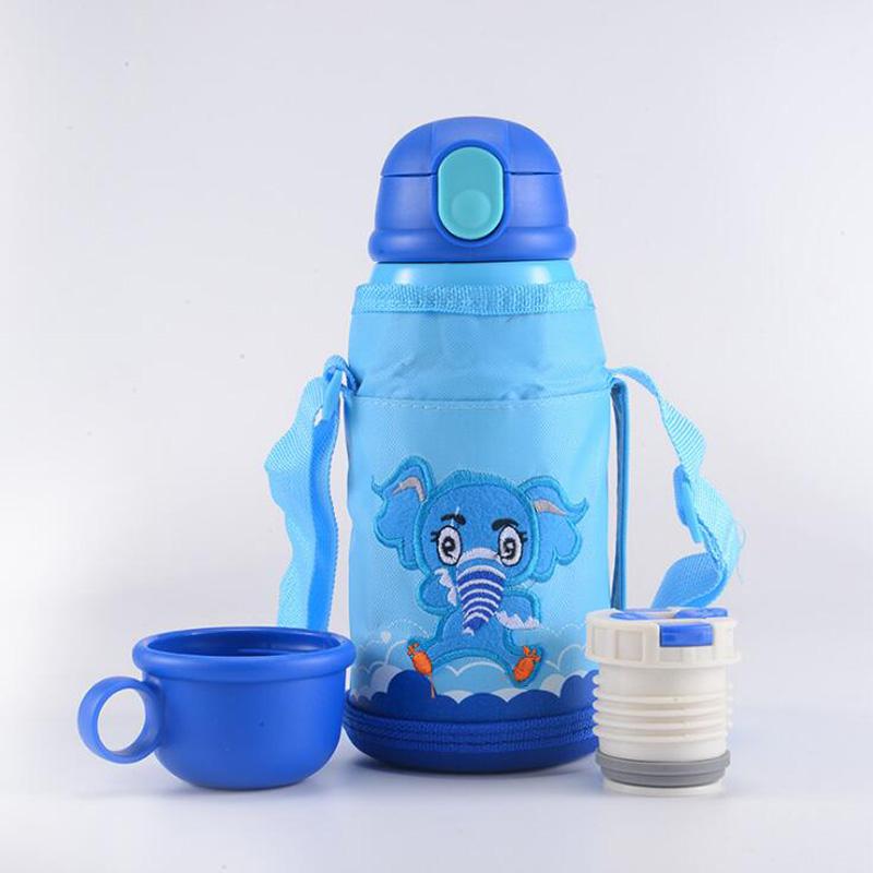 Trẻ Em Kawaii Cốc Bình Giữ Nhiệt Inox Di Động Hoạt Hình Cách Nhiệt Cốc Thuỷ Cung Bình Bình Nước Dễ Thương Cho Trẻ Em Quà Tặng