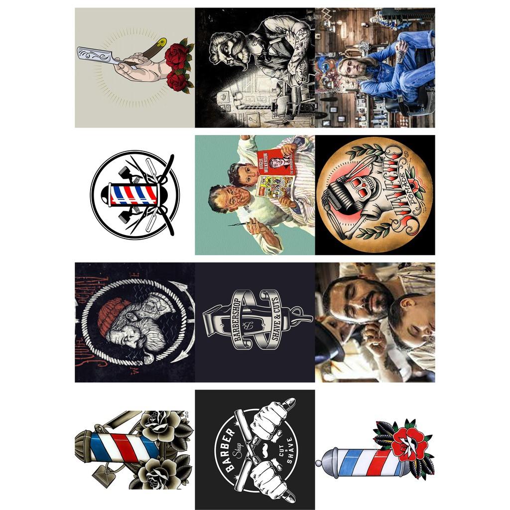 Bộ sticker 100 hình decal dán gương dán tường