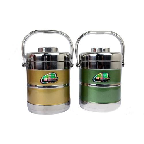 Cặp Lồng Inox Giữ Nhiệt 3 Ngăn Inox 1.4L Kiểu Dáng Hàn Quốc - Vận Chuyển Miễn Phí Toàn Quốc