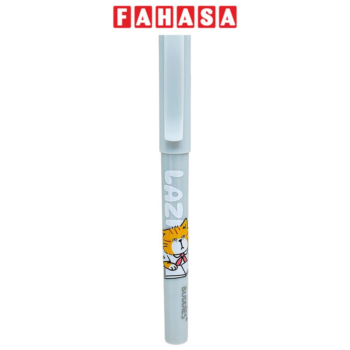 Bút Máy Ngòi Trơn Buddies - Thiên Long FTC-017 - Màu Xám