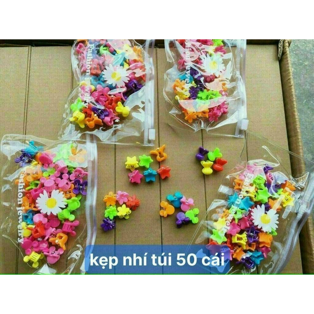 Set 50 kẹp tóc nhí cực dễ thương