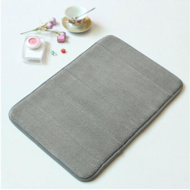 Hot Bath Mat Super Absorbent Bathroom Carpets Rugs Soft Memory Foam Floor Mat Bath Bathroom Bedroom Toilet Floor Shower Rug