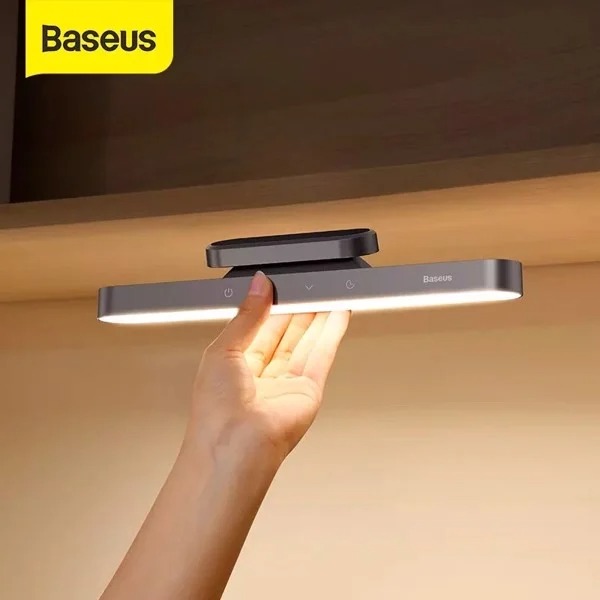 Đèn cảm ứng không dây Baseus sạc pin - đèn bảo vệ mắt từ tính có thể điều chỉnh độ sáng dùng đọc sách học tập làm việc - hàng chính hãng