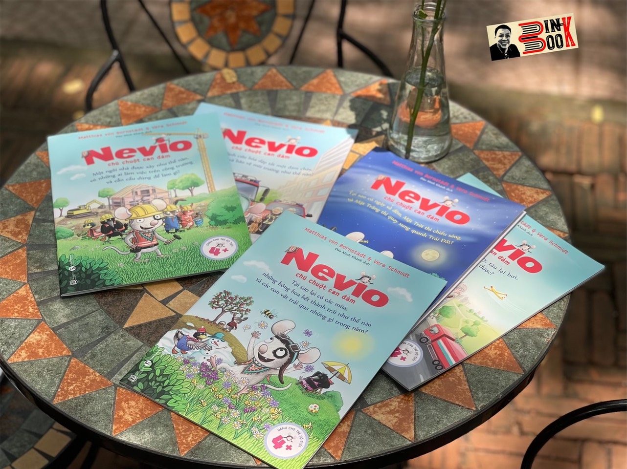 BỘ 5 CUỐN SÁCH NEVIO – CHÚ CHUỘT CAN ĐẢM - Matthias von Bornstädt -  Hạnh Dung dịch - Thái Hà - NXB Lao Động