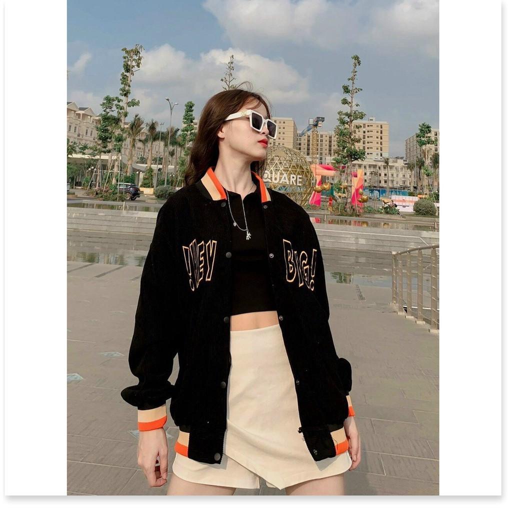 ÁO KHOÁC NỮ BOMBER UNISEX NHIỀU MÀU