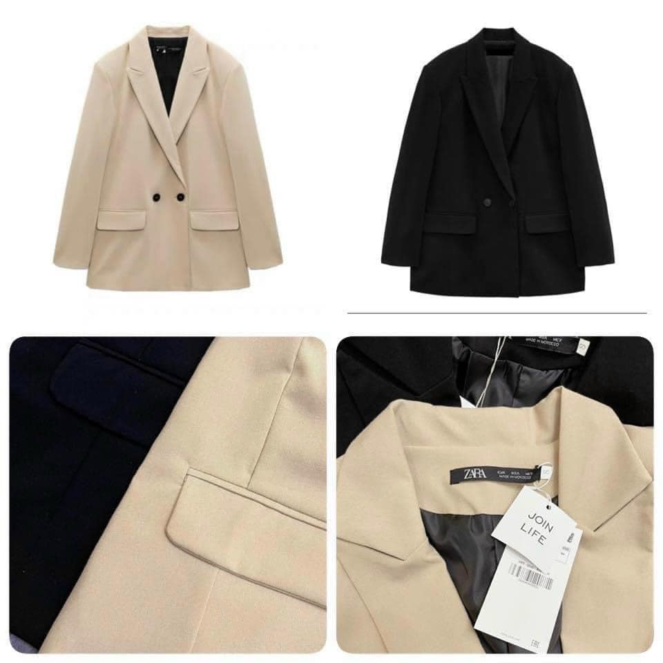 ÁO KHOÁC BLAZER TRƠN 2 LỚP NỮ