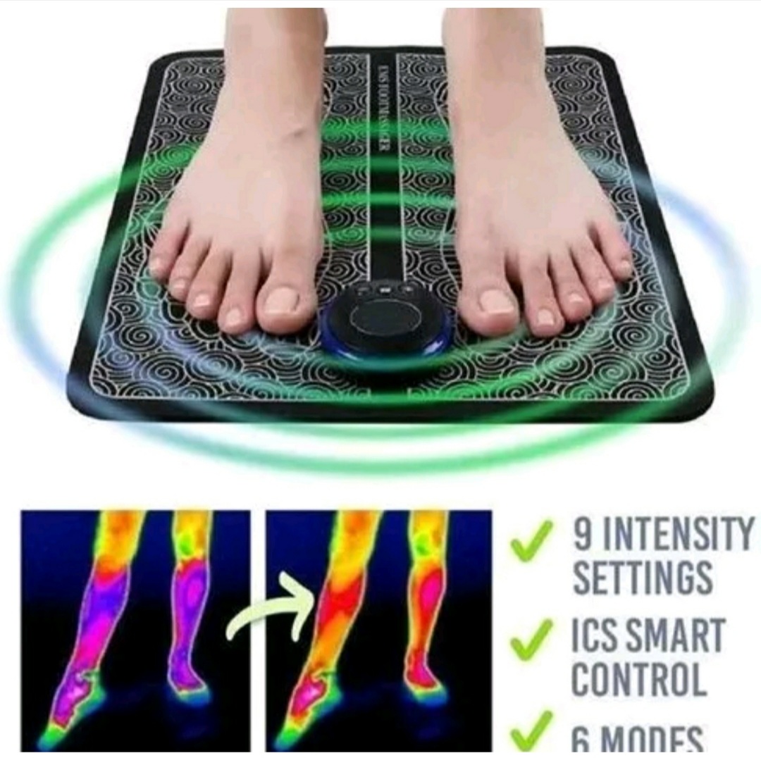 MÁY MASSAGE CHÂN 6 CHẾ ĐỘ MASSAGE THƯ GIÃN GIẢM ĐAU MỎI CHÂN THÔNG MINH HÀNG CHUẨN