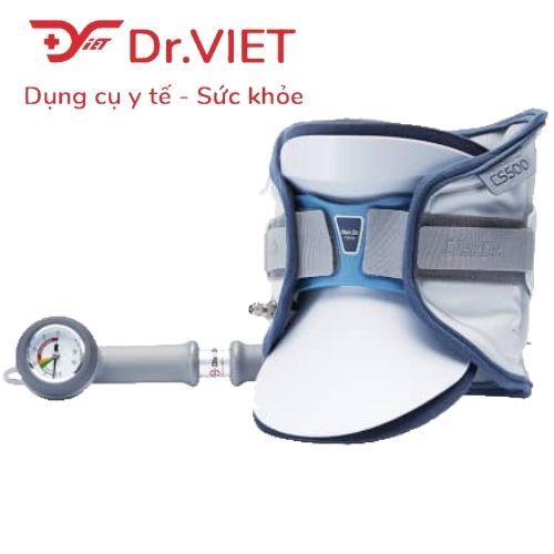 Đai cổ hơi DISK DR. CS500 Freesize hỗ trợ thoái hoá cột sống cổ, đau cổ, ngồi làm việc lâu giờ