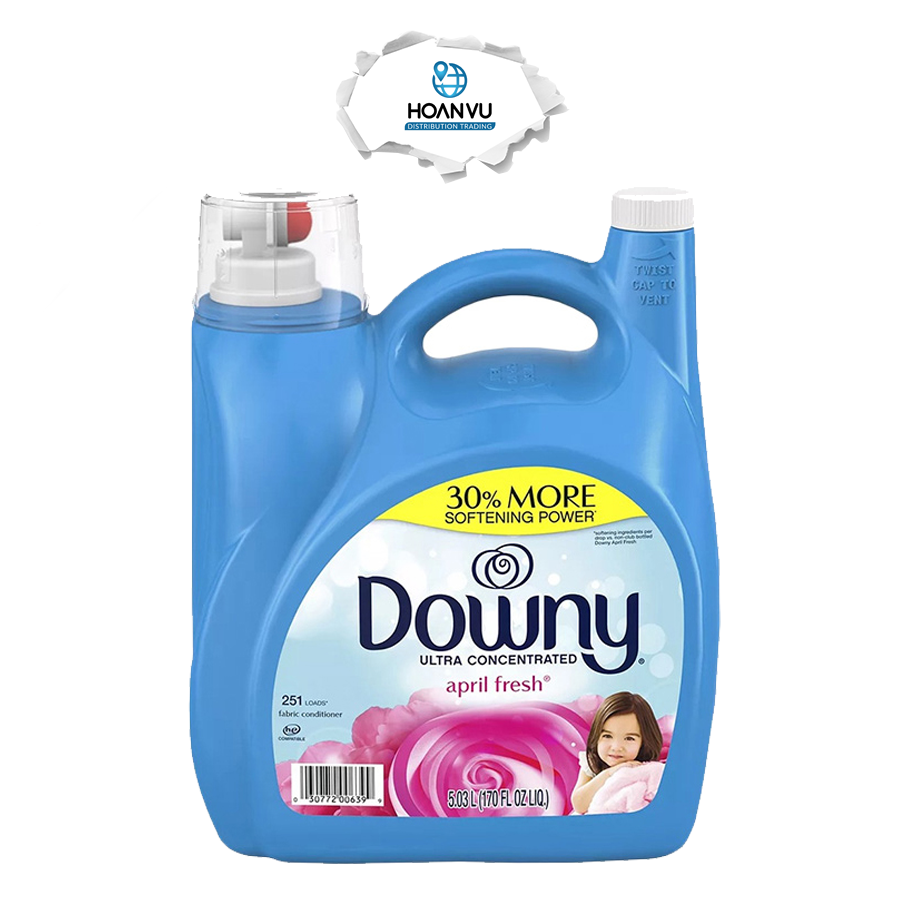 Nước xả vải Downy Ultra Concentrated April Fresh 5.03L