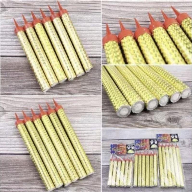 SET 6 NẾN ỐNG 30CM SINH NHẬT VUI CHƠI DỊP LỄ TẾT TIỆC TÙNG