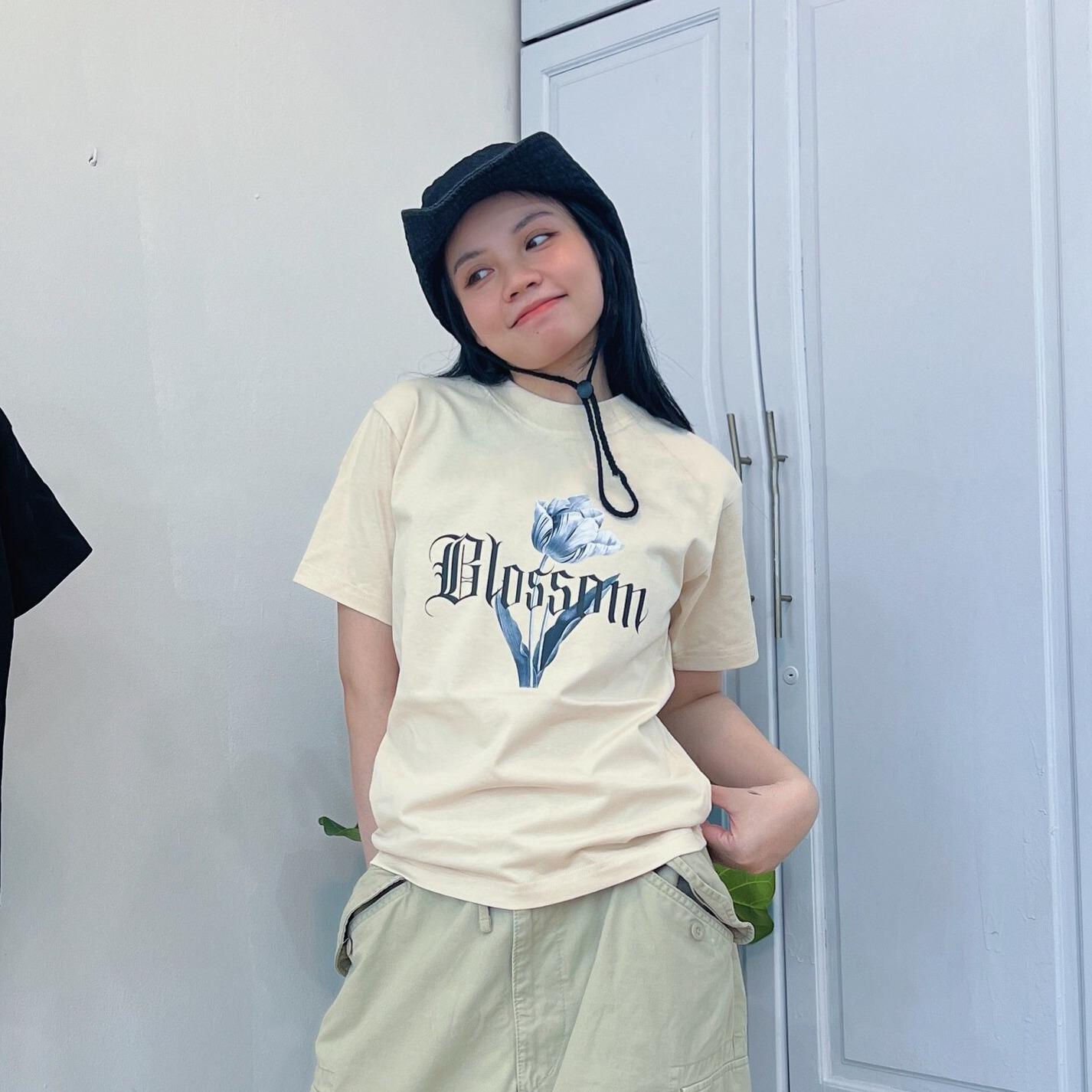 Áo Thun Baby Tee BLOSSOOM Cổ Tròn Co Dãn - Leda