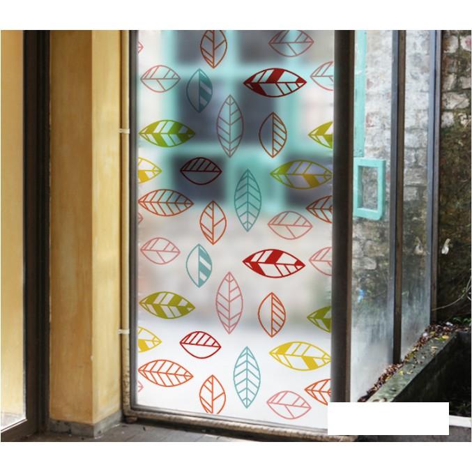 Decal Dán Kính Cao Cấp Mẫu Lắ Viền Màu