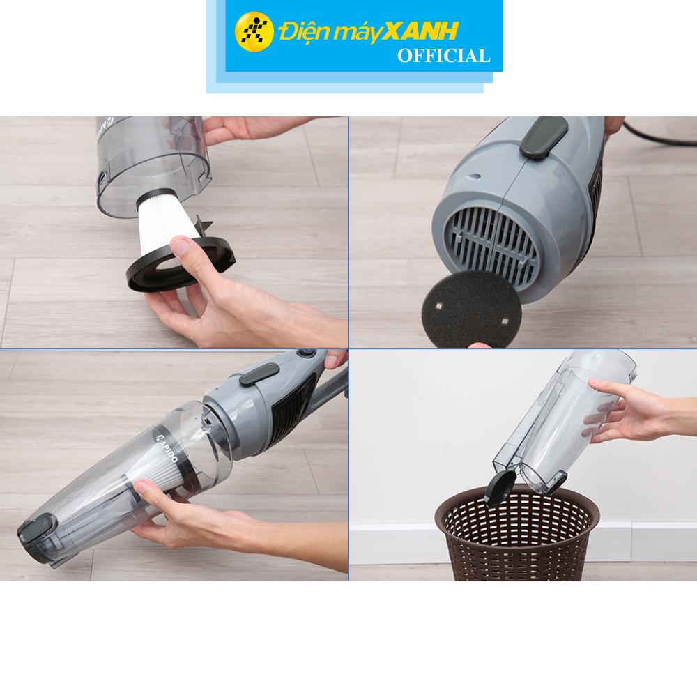 Máy hút bụi cầm tay Rapido RVC-600H1 - Hàng Chính Hãng