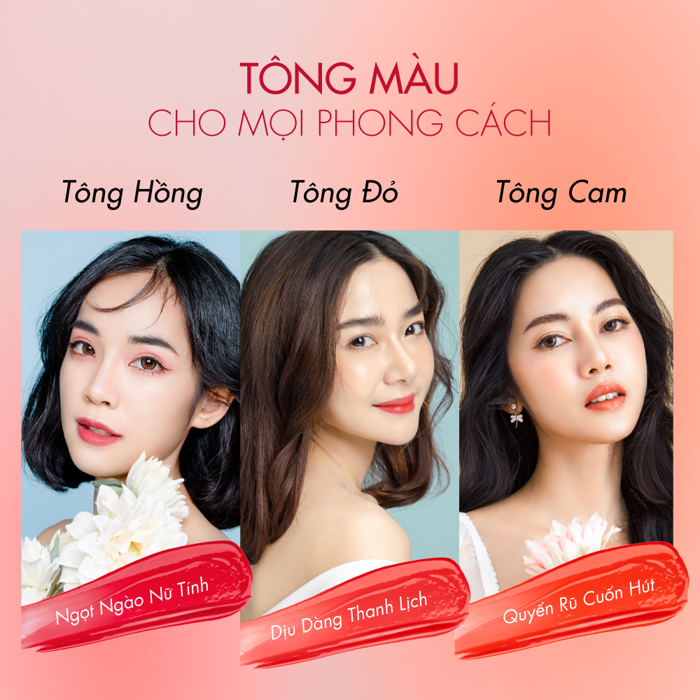 Son tint Baifern siêu lì lâu trôi, tôn da và không lem khẩu trang Baby Bright Mask Friendly Lip Tint 2.5g