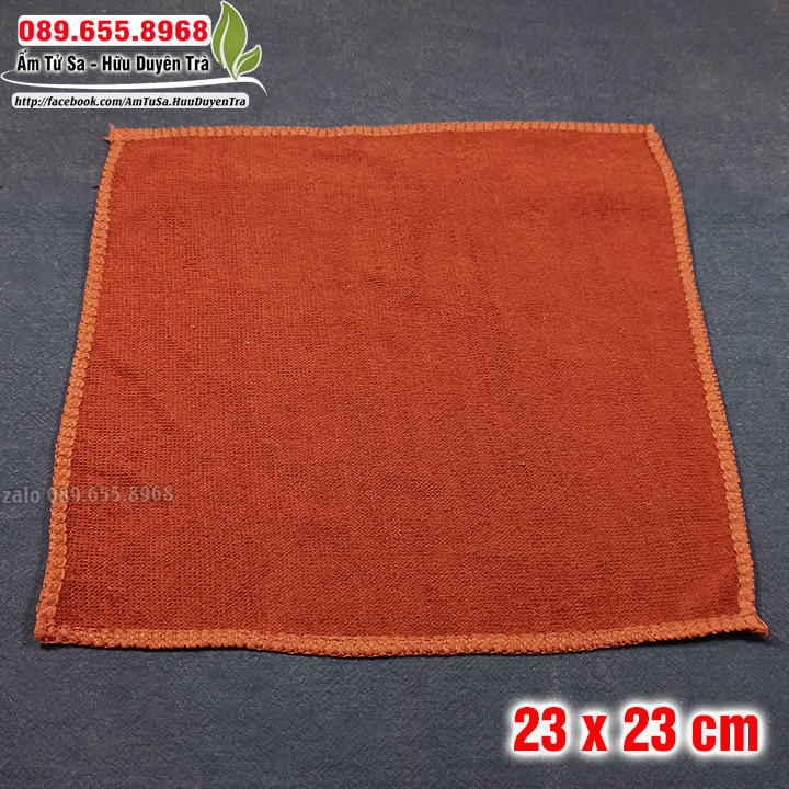 Khăn lau ẤM TỬ SA - đạo cụ trà đạo cùng ấm tử sa nghi hưng cao cấp - pha trà, trà đạo - trà ô long, thái nguyên