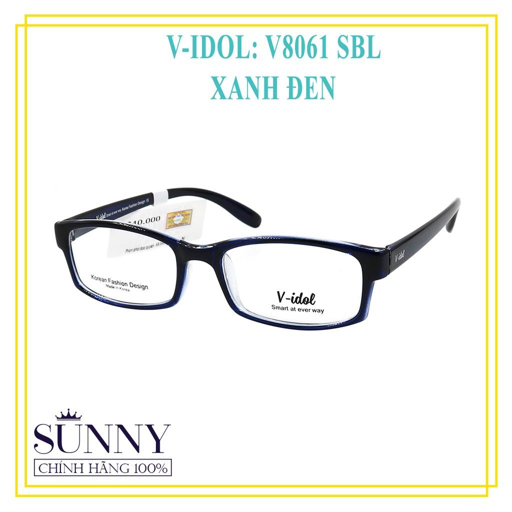 Gọng kính nam nữ chính hãng Vidol V8061 SBL - sp dc bảo hành toàn quốc