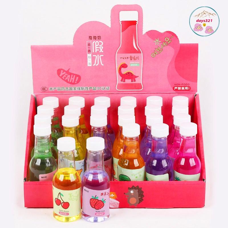 Slime chai rượi hoa quả nước ngọt 11 màu cực đẹp Đồ chơi hũ slam chất nhờn ma quái squishy hộp 10cm