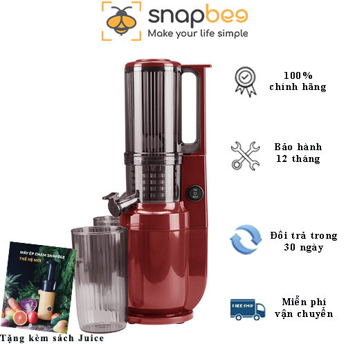 Máy Ép Trái Cây - Máy Ép Chậm SnapBee - SK-202US - Hàng Chính Hãng