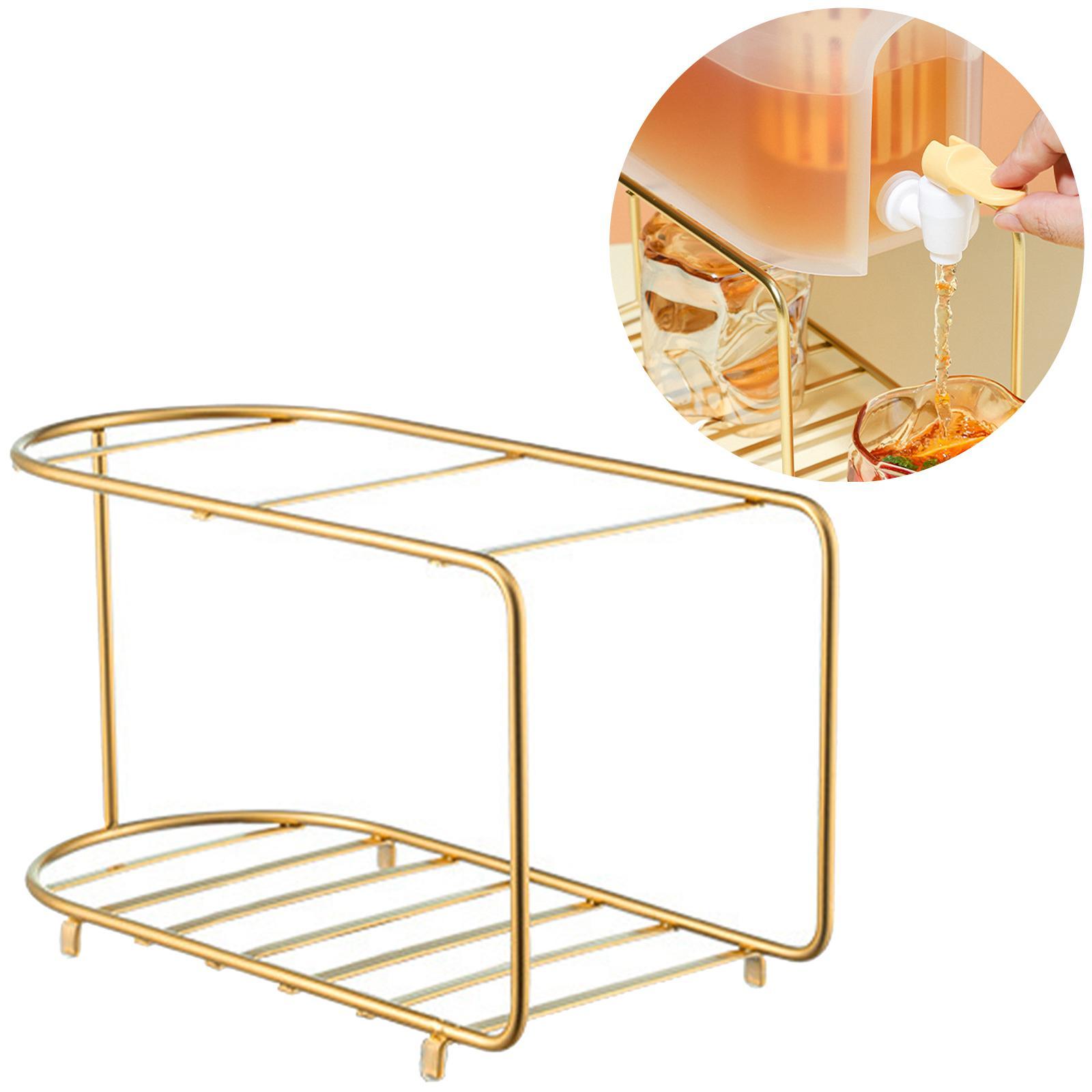 Beverage Drinking Jar Dispenser Support Stand Holder Rack Sturdy Party