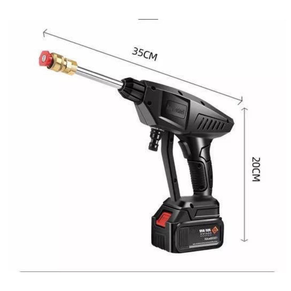 Máy Xịt Rửa vệ sinh ô tô xe máy pin lithium 21V áp suất nén Cực Mạnh SEATEN Germany