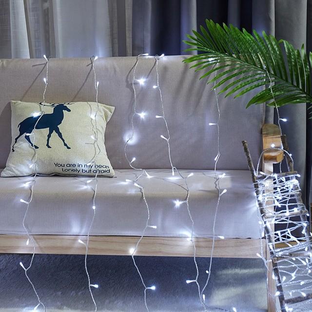 Đèn led nháy 5 chế độ trang trí ngày lễ tết 10 MÉT 100 BÓNG