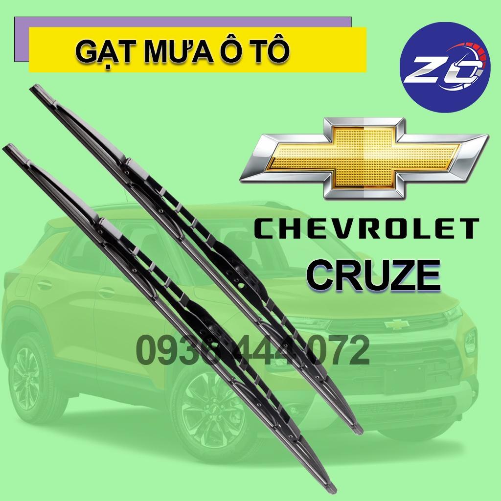 Gạt mưa xe ô tô Chevrolet Cruze (2008-2022) siêu sạch , cần gạt nước mưa thanh xương sắt lưỡi silicon bền đẹp