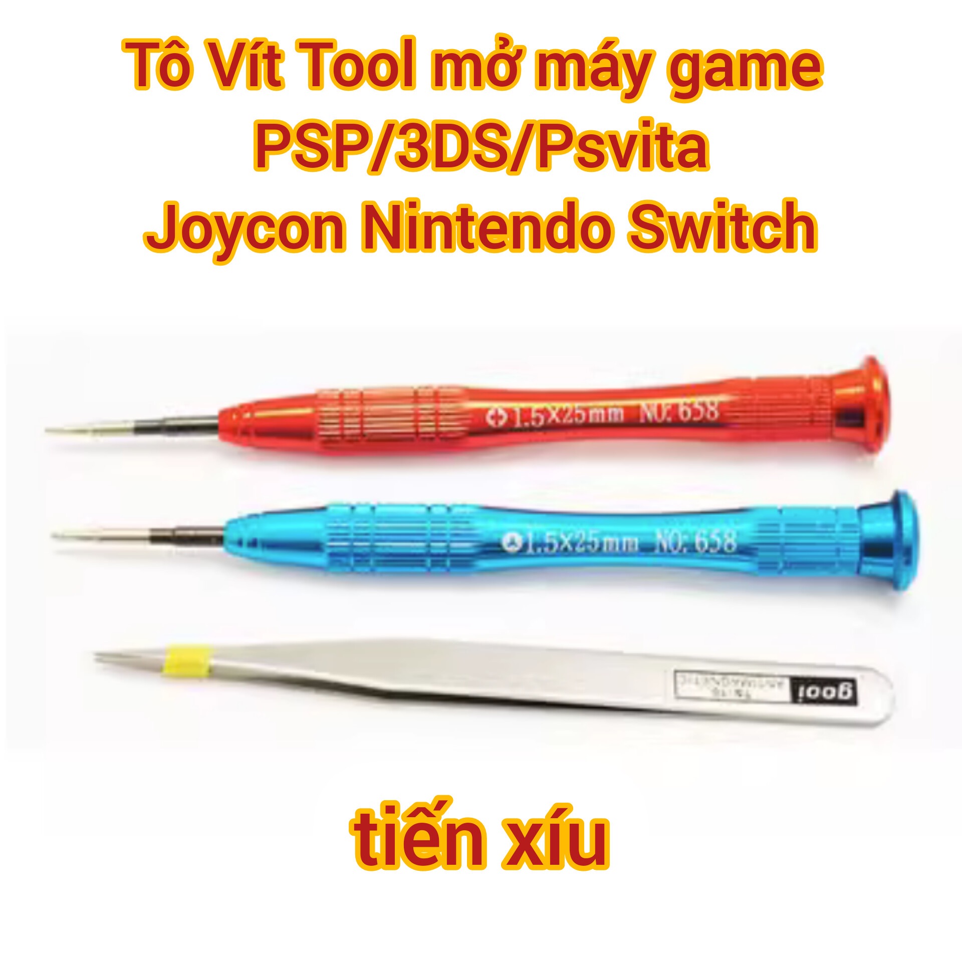 Bộ tô vít mở tay Joycon Nintendo Switch open tool bộ công cụ mở tay cầm game joycon