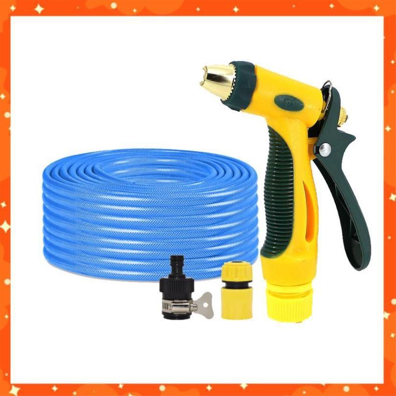 Bộ dây vòi xịt nước rửa xe,tưới cây tăng áp 3 lần 7-10m 206317