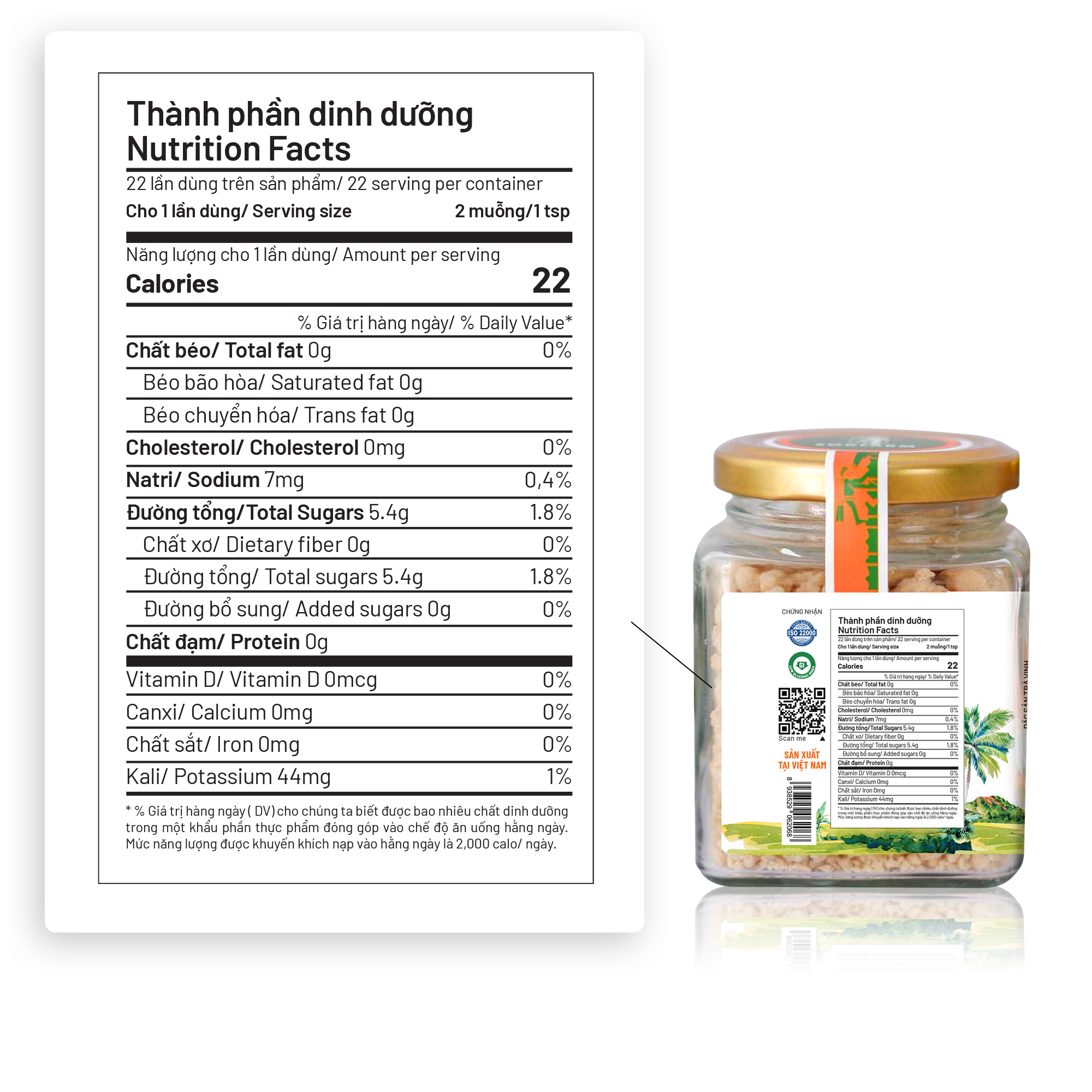 Đường hoa dừa Sokfarm - Chỉ số đường huyết thấp, dùng được cho người tiểu đường type 2, không tăng cân, không tăng đường huyết