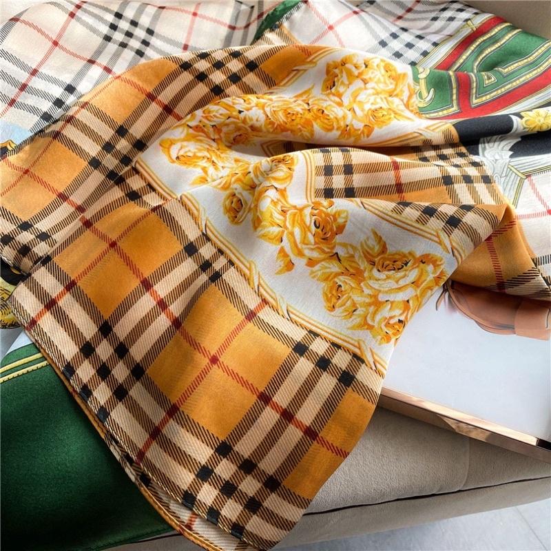 Khăn choàng cổ lụa cao cấp size 90x180cm che nắng