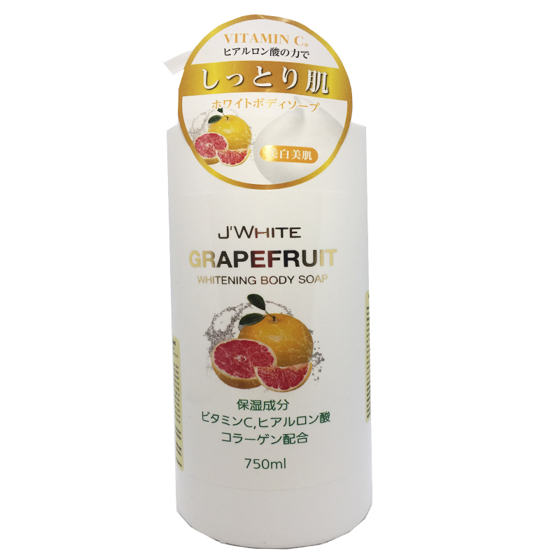 Sữa Tắm Trắng Da Vitamin C Hương Bưởi J’WHITE GRAPEFRUIT WHITENING 750ML