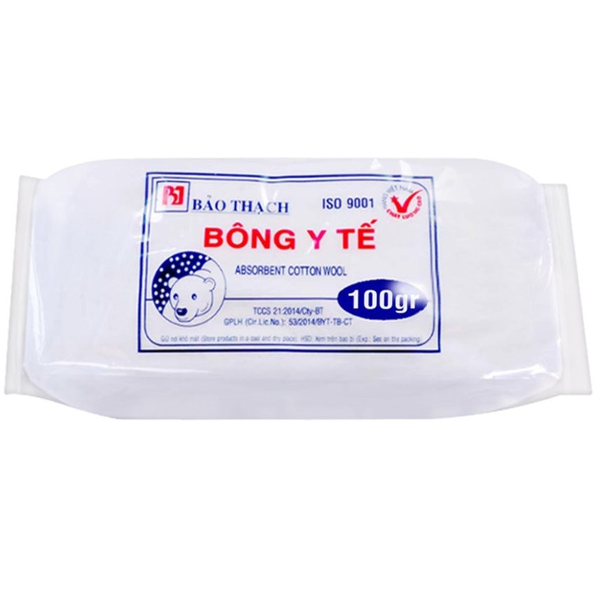 Combo 2 gói Bông Y Tế 100g Bảo thạch