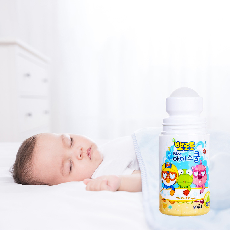 Lăn đuổi muỗi cho trẻ em Poro Kids Hàn Quốc 50ml