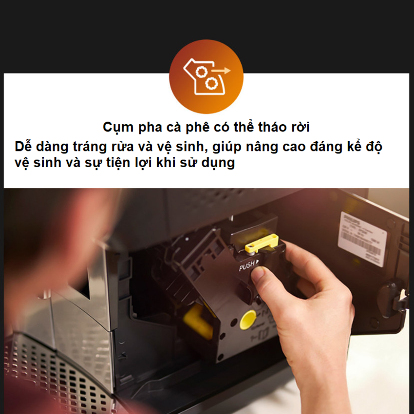 HÀNG CHÍNH HÃNG - Máy pha cà phê tự động Serial 3300 Espresso, Americano, Capuccino, Latte. Thương hiệu Hà Lan cao cấp Philips - EP3341