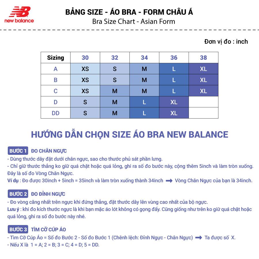 Áo bra thể thao nữ New Balance Training Medium Support Bra - AWB11034ERE (form châu á)