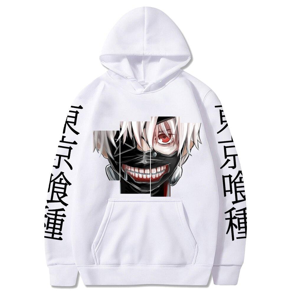 Áo nỉ hoodie in Anime Tokyo Ghoul Hoodie Nam In Áo Nỉ Quá Khổ Harajuku Áo Thun Dài Tay