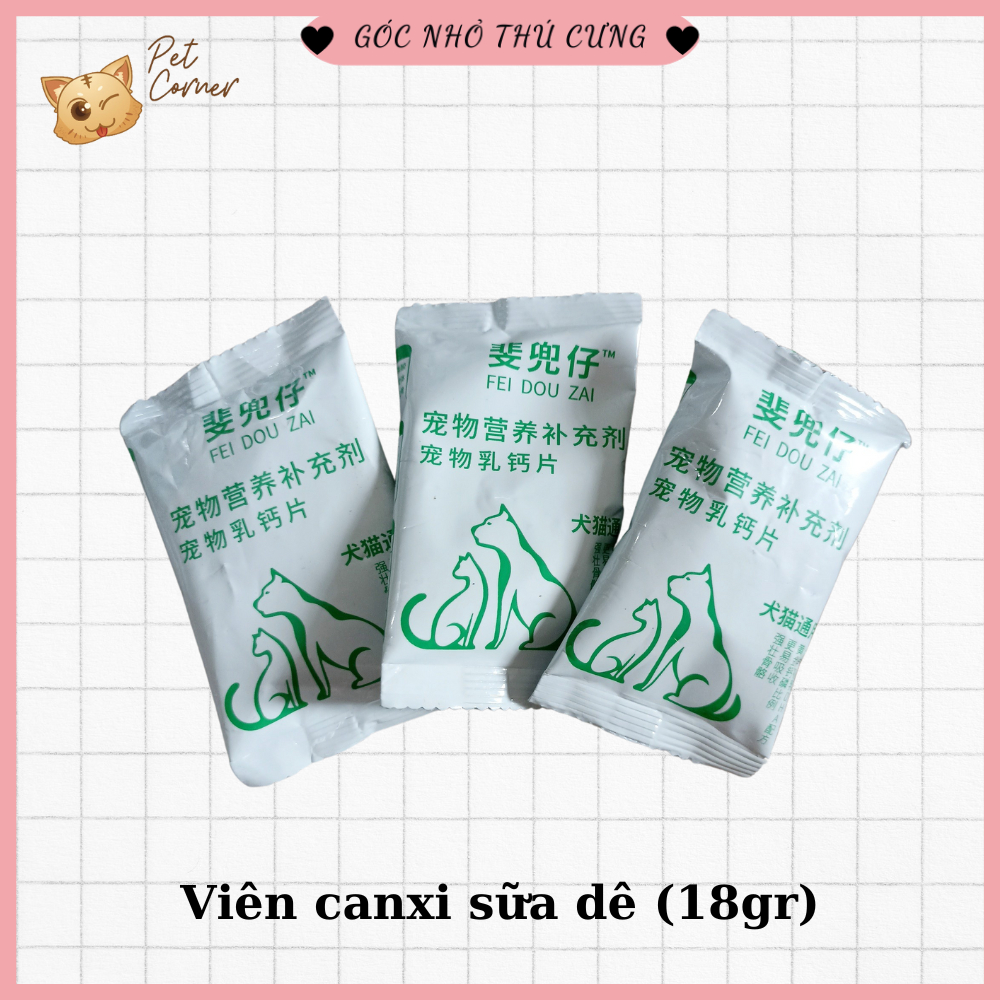 Viên canxi cho chó mèo bổ sung dinh dưỡng vitamin giúp chắc khỏe xương mượt lông
