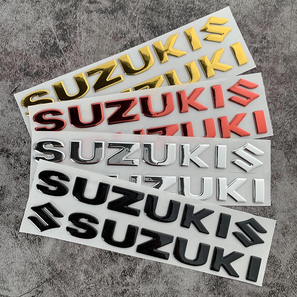 Decal 3d Chữ Suzuki Trang Trí Xe Hơi Xe Máy