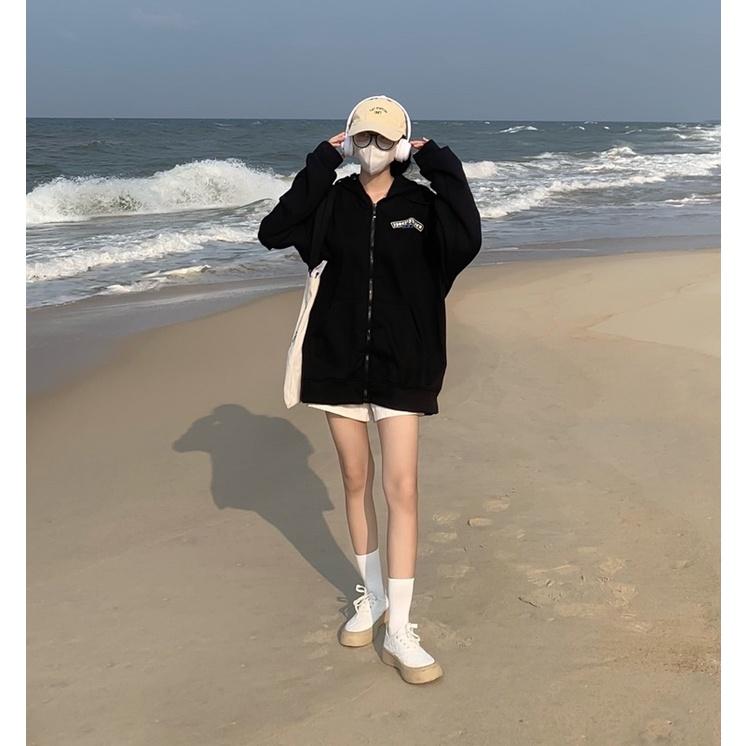 Áo khoác nỉ nữ unisex Homies liền mũ có túi in hình AIB độc lạ duyên dáng hot của năm tpp975 mới